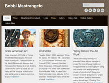 Tablet Screenshot of bobbimastrangelo.com